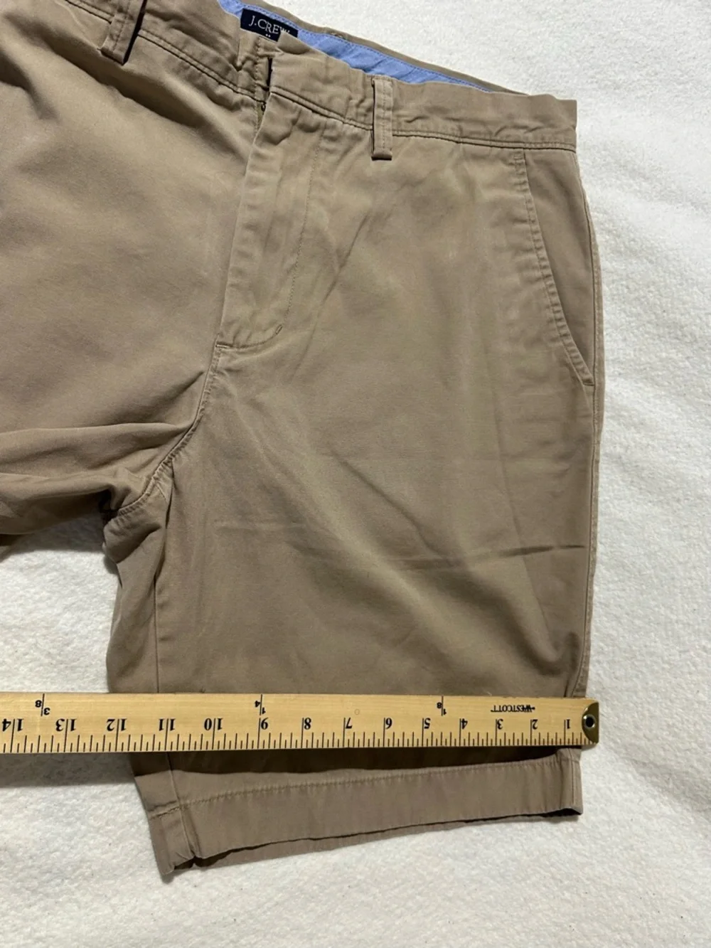 J. Crew Men's Khaki Shorts Grammercy Style Size 34 Waist Casual Preppy Outdoors
